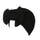 thumbnail image 1 of Gorro turbante con lazo grande Sonducket para mujer Accesorio para el cabello negro, 1 of 6