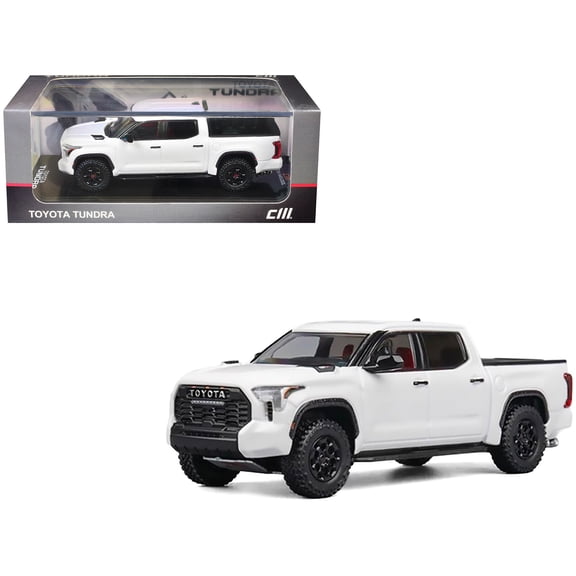 Toyota Tundra Pickup Truck White 1/64 Diecast Model Car by CM Model