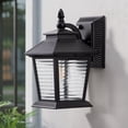 thumbnail image 2 of DEWENWILS Dusk to Dawn Outdoor Wall Light Lantern Sconce 12.4 in. Black, 2 of 8