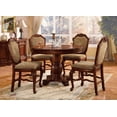 thumbnail image 3 of ACME Picardy Faux Leather Counter Height Chair in Pearl and Brown Set of 2, 3 of 3