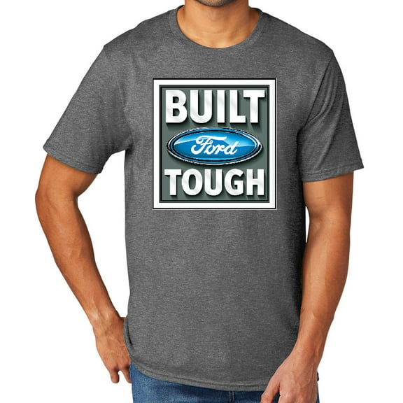 Built Ford Tough Men's TriBlend Tee Shirt, 2XL Graphite Heather