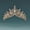 HG339-Golden White, variant on 1pc Elegant Angel-Themed Birthday Crown with Tiara - Sparkling Crown Headpiece for Princess Parties, Prom, Weddings, Costume Events - & for Birthdays & Pageants (No Feathers)