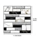thumbnail image 3 of Simulation Wall Stickers Self-stick Kitchen Bathroom Decor, 3 of 5