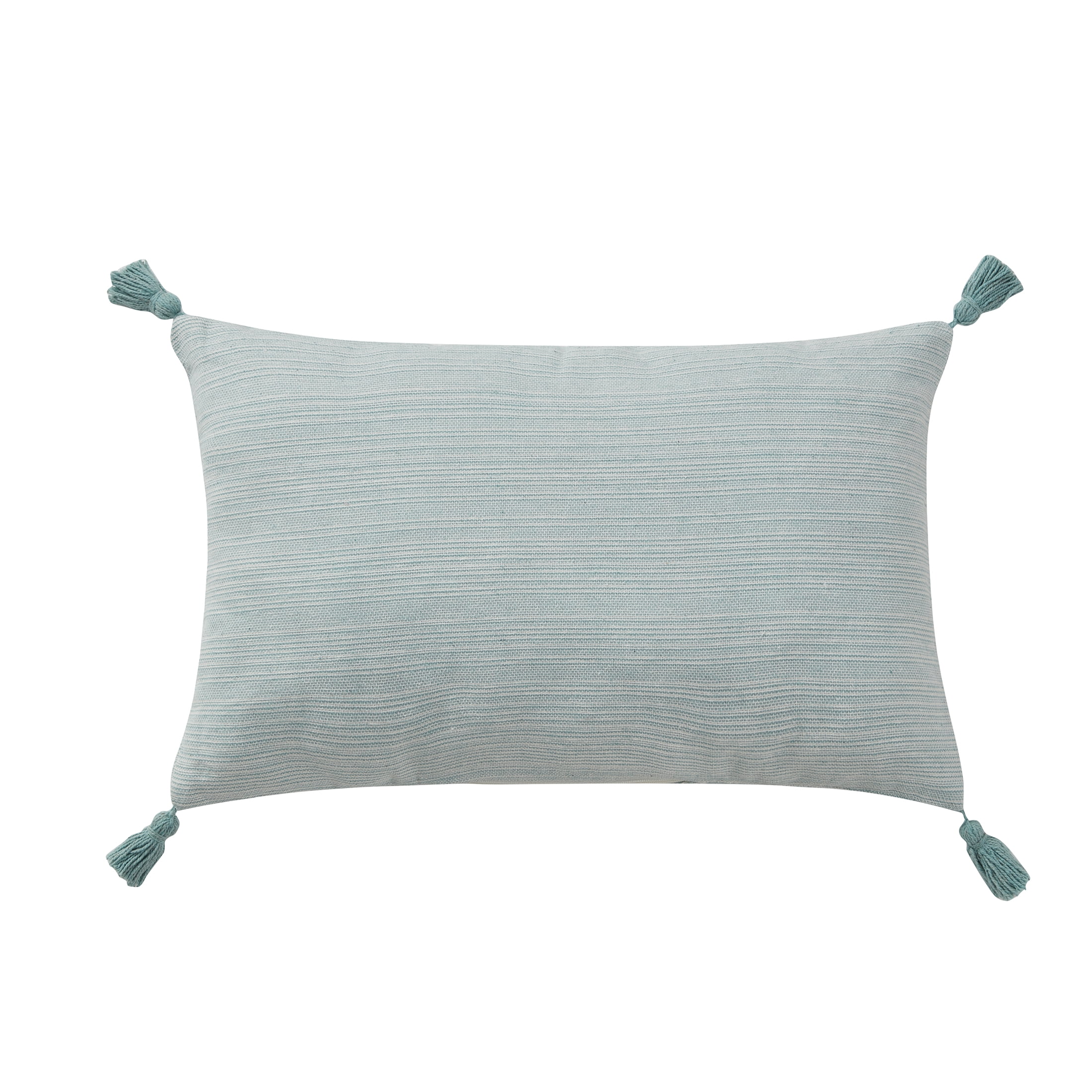 Mainstays Relax 12" x 18" Aquifer Typography Cotton Decorative Pillow