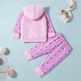 thumbnail image 4 of Newborn Baby Girls Heart Tops Hoodies Pants 2Pcs Outfits Clothes Set 0-6 Months, 4 of 12