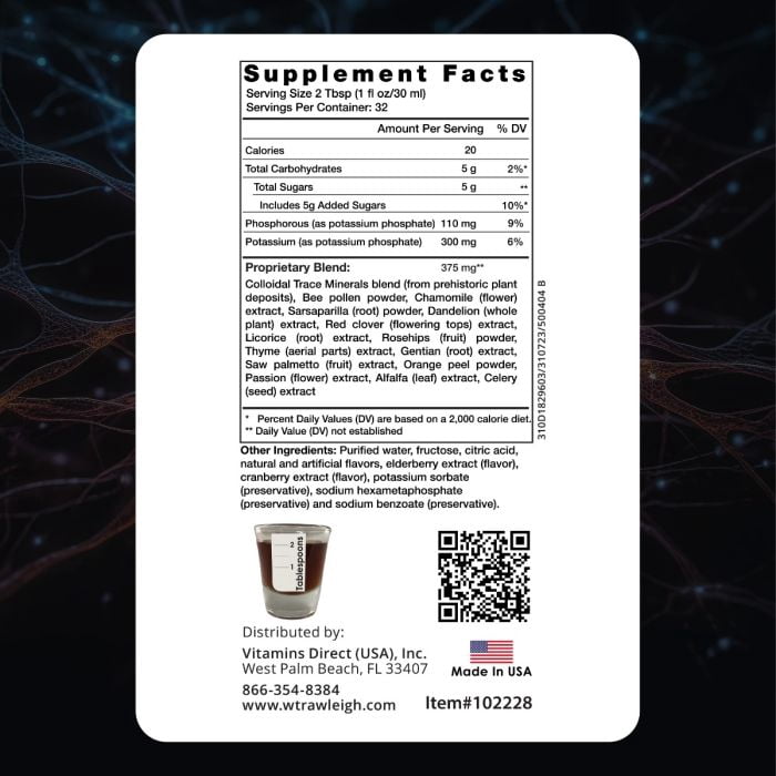 Rawleigh Power Minerals Plus K Liquid Supplement with Potassium Phosphate, 32 fl oz