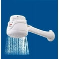 220 Volt Electric Instant Hot Water Shower Head Heater + FREE wall support/tube Included (ducha