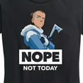 thumbnail image 3 of Avatar - The Last Airbender - Sokka Nope - Women's Short Sleeve Graphic T-Shirt, 3 of 5