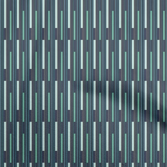 oneOone Velvet Light Mint Green Fabric Stripes Fabric For Sewing Printed Craft Fabric By The Yard 58 Inch Wide-VY