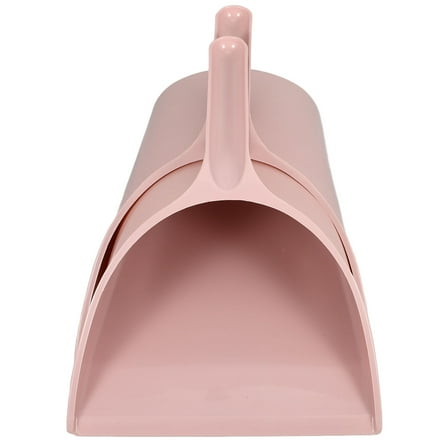 Mobestech Handheld Trash Shovel Pink 2Pcs 9.6x8.7x5.9in Plastic