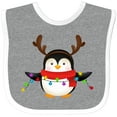 thumbnail image 3 of Inktastic Penguin Xmas Boys or Girls Baby Bib, 3 of 4