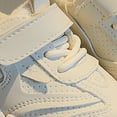 thumbnail image 5 of Otqutp Little Kid Fashion Shoes&nbsp;Spring and Autumn Solid Color Plus Velvet Breathable Non Slip Children's Boys Girls Casual Sports Shoes(White,2.5-3 Years), 5 of 7