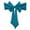 Blue, variant on Tie-free Elastic Bow Chair Back Decoration - Thickened Stretch Chair Bow Ties for Hotel Banquet, Wedding, Holiday & Party Decor, No Chair Cover Included Festive Chair Ornament, 17.72*9.84in, Blue