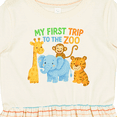 thumbnail image 4 of Inktastic My First Trip to the Zoo Girls Toddler Dress, 4 of 5