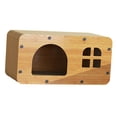 thumbnail image 3 of Cat Scratching Post Corrugated Cardboard House Bed Furniture Protection Durable 48x24x24cm, 3 of 9