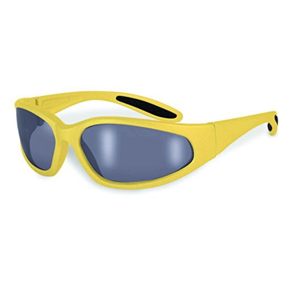 SSP NACHESYLWM Glasses Yellow Frames/Silver Mirror Shatterproof Lenses, NACHES YLW M