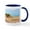 White/Navy Inside, variant on CafePress - Outer Banks Dune, NC Mugs - 11 oz Ceramic Mug - Novelty Coffee Tea Cup