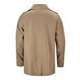 thumbnail image 5 of QHFBli Water-Resistant Mens Trench Coat Men's Classic Long Trench Coat with Lapel Collar Casual Outdoor Brown XXXXXL, 5 of 7
