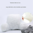 thumbnail image 3 of Kokovifyves Spring and Summer Decorations Plush Big Backrest Reading Rest Lumbar Support Chair Cushion with Arms, 3 of 4
