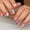 Style-39, variant on 4th of July Press Nails Short Square - Red White & Blue Tip with Design, Full Cover Glossy Nails 24 count for Women Memorial Day
