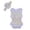 Purple, variant on REDARER Baby Girls' Polka Dot Romper Set Gold Foil Print Sleeveless Pom Pom Trim With Bow Headband,0-3 Months