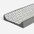 thumbnail image 3 of Bacati - Aztec Love Black Neutral Quilted Changing Pad Cover, 3 of 25