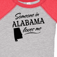 thumbnail image 4 of Inktastic Someone in Alabama Loves Me Boys or Girls Baby Bodysuit, 4 of 5