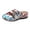 White, variant on Women's Flower Embroidered Double Buckles Orthopedic Wedge Mules Boho Beach Vintage Floral Closed Toe Arch Support Dress Clogs Slides Sandals White Size 6