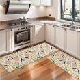 thumbnail image 3 of Kitchen Rugs Sets Of 2,Multicolor Ethnic Geometric Pattern Anti Fatigue Kitchen Mat Rugs Non Slip Washable,Decorative Kitchen Floor Mats for Kitchen,Sink,Laundry,17"X47", 3 of 5