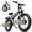 Camouflage, variant on AMYET ARES AWD Electric Bike for Adults, Dual Motor 2000W Ebike, 52V 20Ah Battery, 24" x 4.0" Fat Tire, Folding Electric Mountain Bike, 34MPH, UL2849