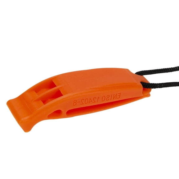 Emergency Whistles Survival, Super Loud Double Tube Safety Whistles with Adjustable Reflective Lanyard, Waterproof Boat Whistle for Life Vest Jacket, Kayak, Hiking