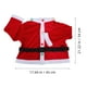 thumbnail image 2 of EeaseMX Traje de Papá Noel para niños, disfraz de fiesta de Navidad, disfraz de cosplay con temática navideña para niño: sombrero, abrigo, pantalón y cinturón (140 cm), 2 of 8