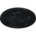 thumbnail image 3 of Ekena Millwork 20 1/2"OD x 1 1/2"P Foster Acanthus Leaf Ceiling Medallion (Fits Canopies up to 2 1/4"), Hand-Painted Steel Gray, 3 of 6