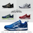thumbnail image 6 of Hundred Raze Unisex Badminton Sport Shoes (Non-Marking) | White-Navy | for Indoor Squash, Table-Tennis, Basketball & Paddle Pickle | Lightweight | X-Cushion, Toe Assist, 6 of 7