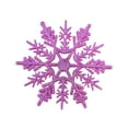 thumbnail image 2 of Christmas Decorations Hangs Modeling And Craftsmanship: Adopt Three Snowflake Modeling The Is With Glitter Shining Luster The Light And There Are Many Colors T snowflake modeling, 2 of 9