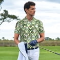 thumbnail image 3 of Fotbe Cute Frog Camiseta Polo de Golf para Hombre con Estampado – Camisa Deportiva Transpirable con Cuello Abotonado-Medium, 3 of 6