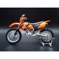 thumbnail image 2 of Open Box KTM 525SX DIRT BIKE MOTORCYCLE ORANGE 1/18 SCALE DIORAMA DIECAST MODEL BIKE, 2 of 7