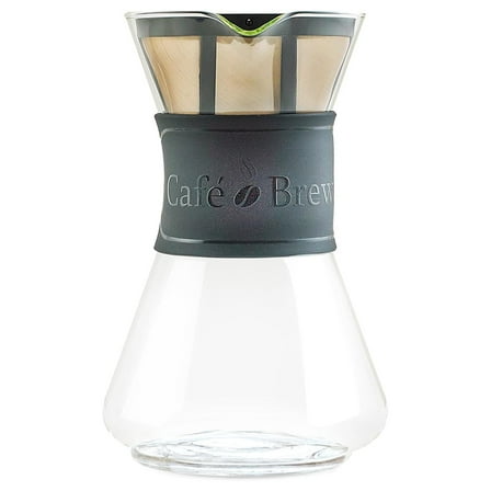Pour Over Coffee Maker with Filter - 1.2L/40oz - Caf Brew Collection