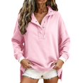 thumbnail image 4 of Oversized Sweatshirts for Womens Stand-up Collar Pullover Tops, 4 of 6