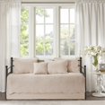 thumbnail image 3 of Ensemble de Housse de Lit de Jour en Microfibre Polyester Madison Park Tuscany Rose, 3 of 13