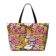 thumbnail image 2 of Disketp Fruit-Flavored Ice-Cream Bolsa de Playa de Gran Capacidad, Bolso Impermeable y a Prueba de Arena para Mujer, Ideal para Playa, Piscina y Natación, 2 of 7
