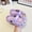 Purple, variant on Children's Clog Shoes Dopamine Summer Girls' Sandals Non-Slip New Floral Beaded Soft Sole Outdoor Beach Comfortable Versatile
