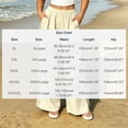 thumbnail image 3 of Vynhevius Women's Cargo Pants Plus Size Wide Leg Side Tie Elastic Waist Casual Loose Trousers Solid Color Summer Bottoms With Pockets, 3 of 8