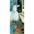 thumbnail image 2 of Edgar Degas 8x14 Gold Ornate Wood Frame and Double Matted Museum Art Print Titled - Dancer in Her Dressing Room (1874-1884), 2 of 4