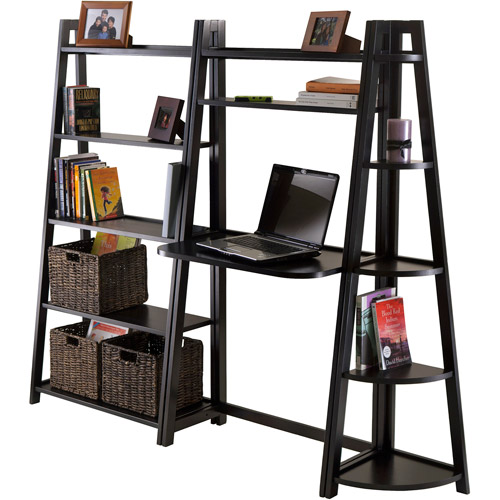 Adam 5-Shelf Bookshelf, Black