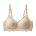 thumbnail image 2 of QASIEATN Plus Size Push Up Jelly Bras for Women Solid Color Comfortable Bralettes Womens Everyday Bras, 2 of 6