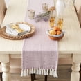 thumbnail image 3 of Design Imports CAMZ14761 DII Pale Mauve Woven Table Runner 15x72, 3 of 4