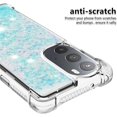 thumbnail image 4 of Compatible with Motorola Moto Edge Plus 2022 Case Glitter Liquid Cute Clear Phone Case Floating Quicksand Shockproof Protective Bumper Soft TPU Case for Moto Edge Plus 2022 5G Star Blue YB, 4 of 13