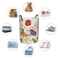 thumbnail image 6 of Goofa Cute Vegetables Printed Circular Hamper,Laundry Basket with Handles,Storage Baskets Foldable,Large Capacity Laundry Hamper-Small, 6 of 8