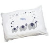 Personalized Navy Elephant Pillowcase